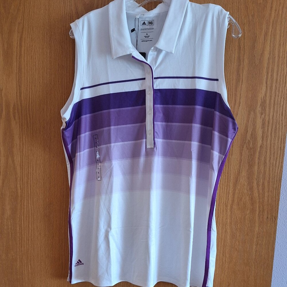 Woman's adidas Sleeveless Polo Shirt - NWT